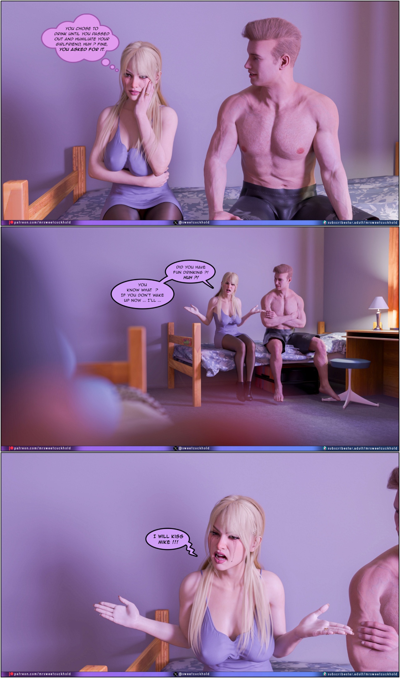 Much Bigger Than My Boyfriend Part 9: College Days Porn Comics english 23
