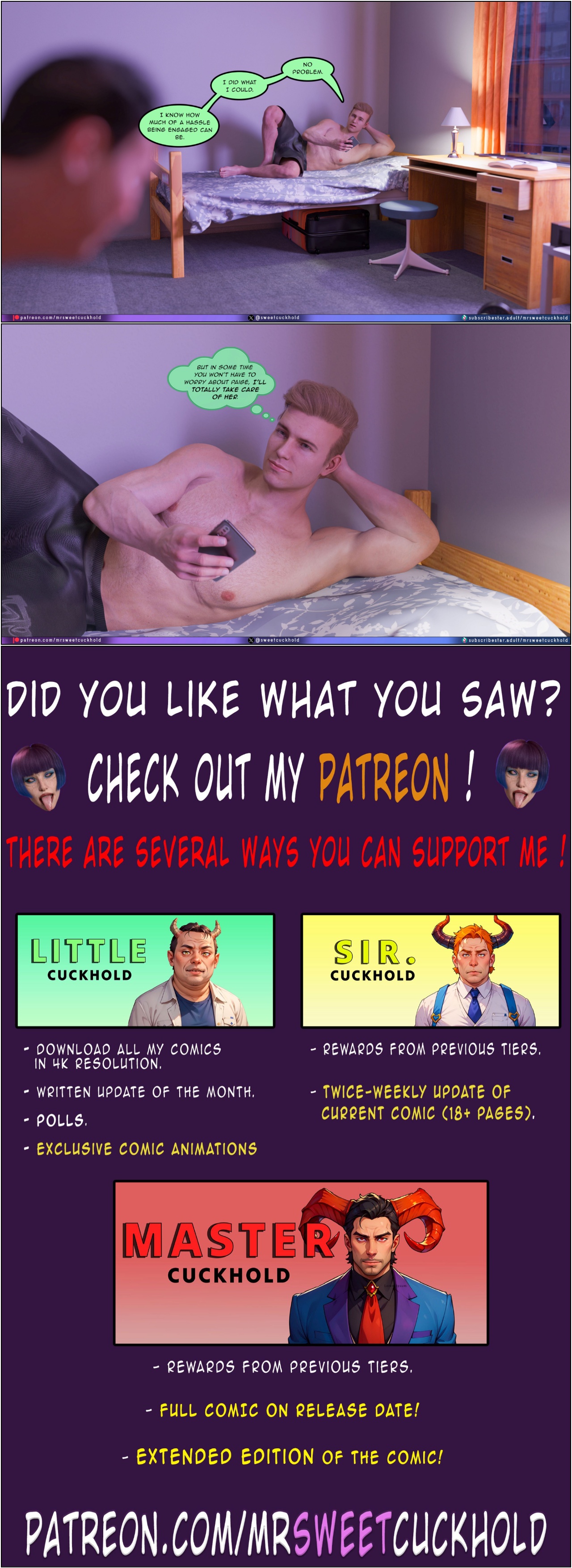 Much Bigger Than My Boyfriend Part 9: College Days Porn Comics english 51