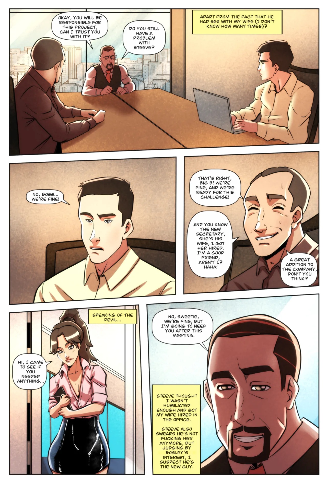 My Wife And The Guys At My Workplace Part 3 Porn Comics english 02