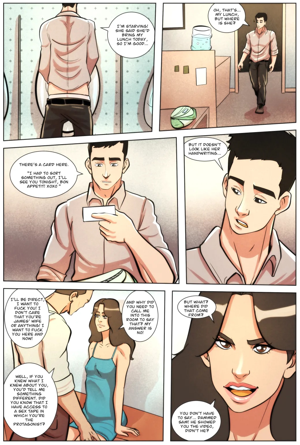 My Wife And The Guys At My Workplace Porn Comics english 03