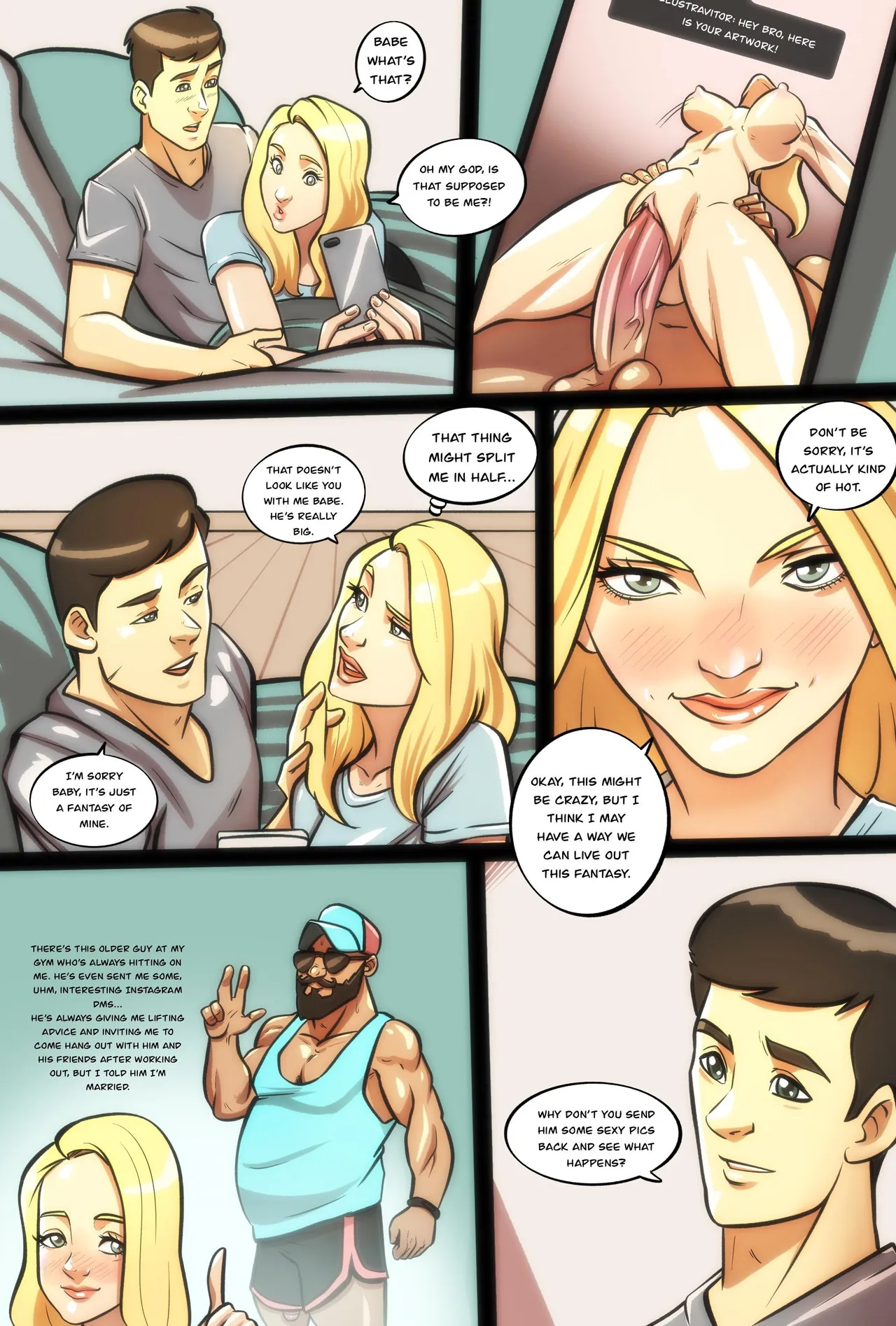 My Wife Is A Size Queen Porn Comics english 02