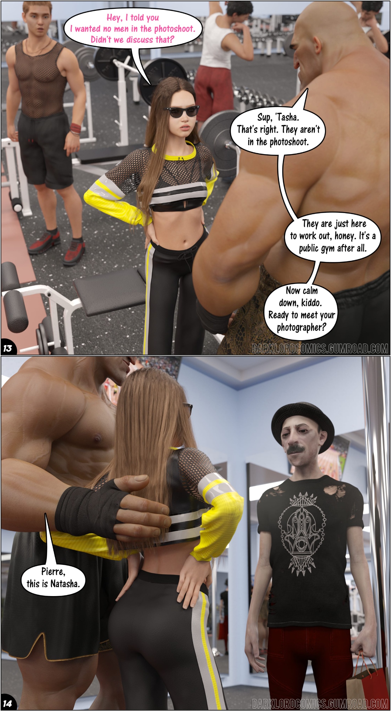Natasha's Workout Part 2 Porn Comics english 08