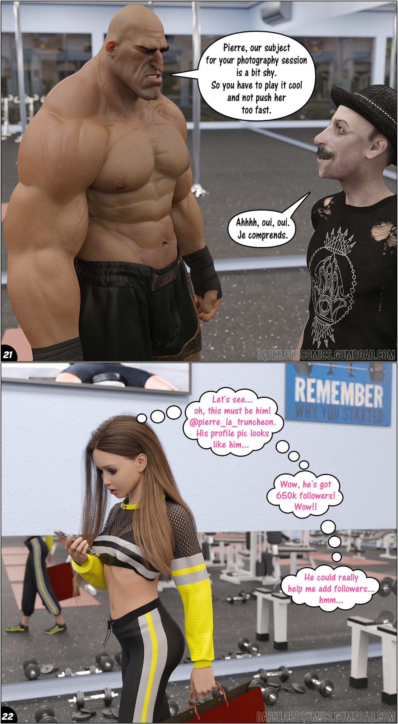 Natasha's Workout Part 2 Porn Comics english 12