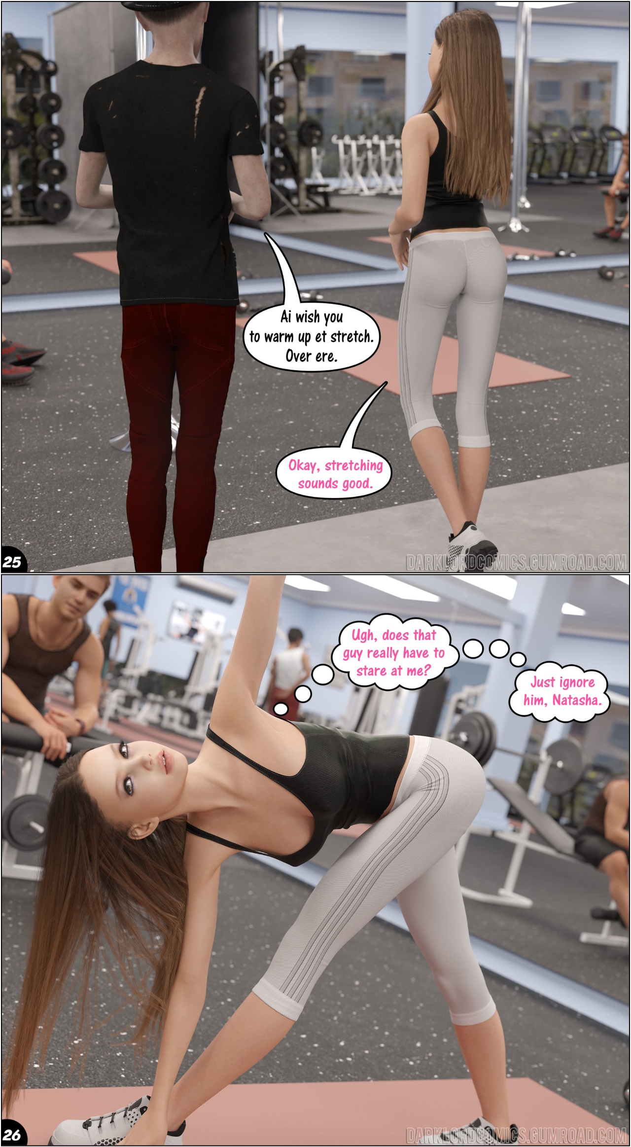 Natasha's Workout Part 2 Porn Comics english 14