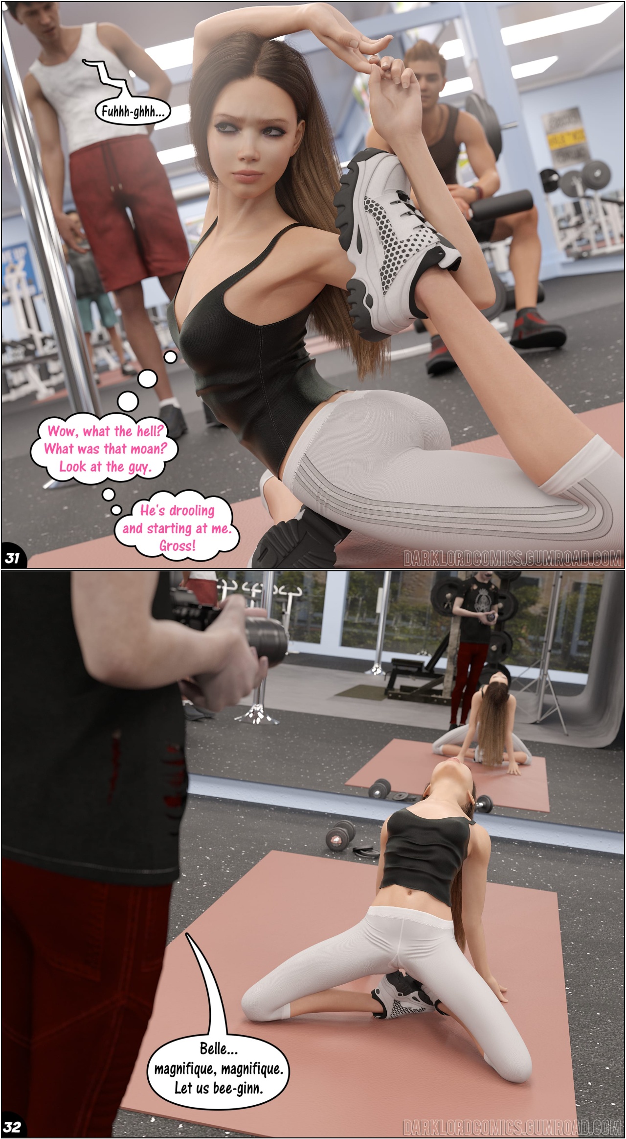 Natasha's Workout Part 2 Porn Comics english 17
