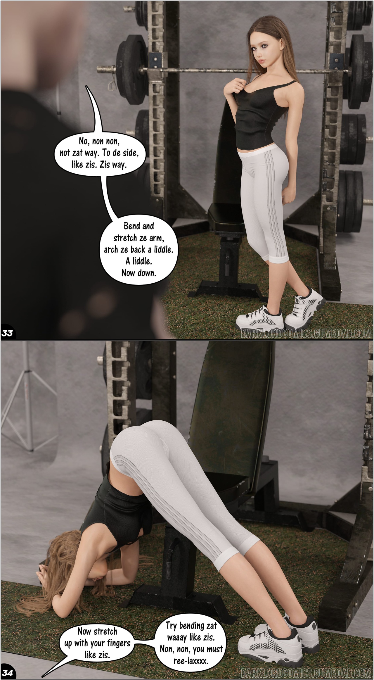 Natasha's Workout Part 2 Porn Comics english 18