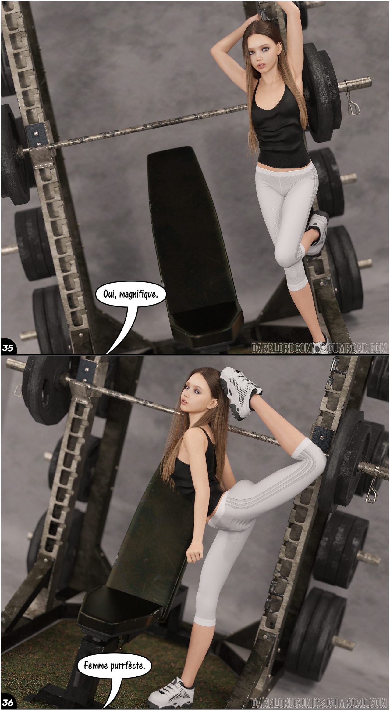 Natasha's Workout Part 2 Porn Comics english 19