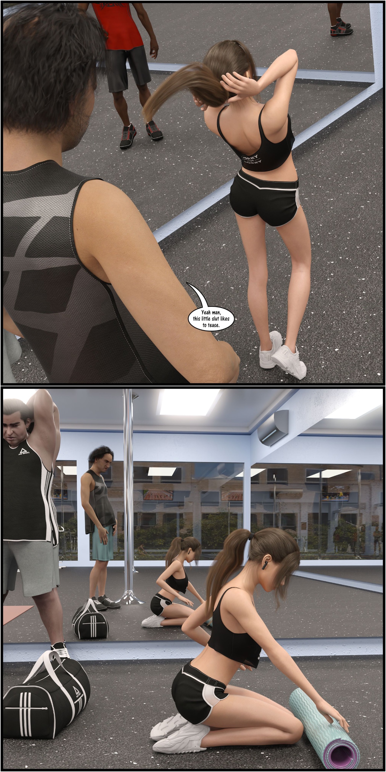 Natasha's Workout Porn Comics english 04