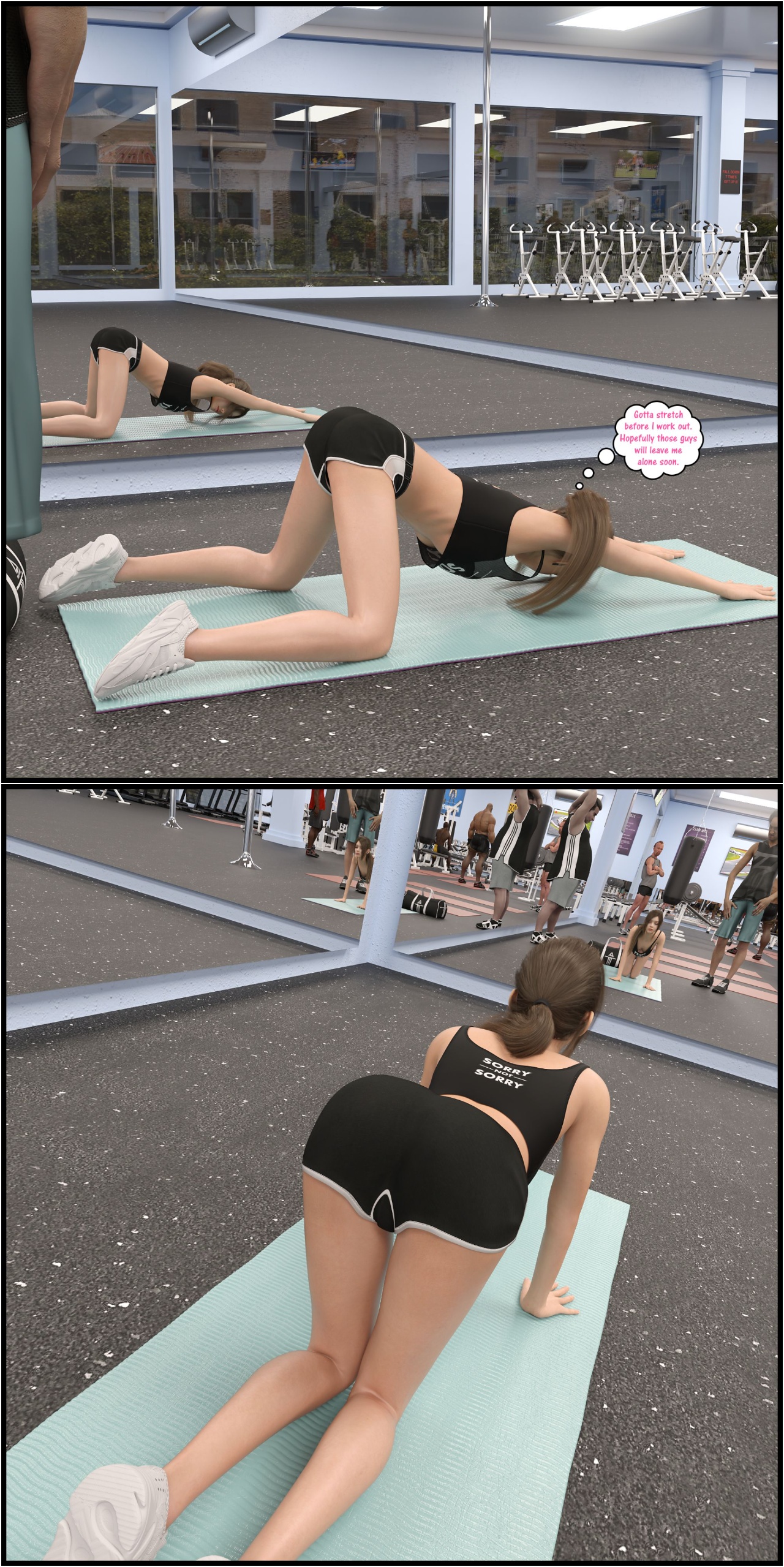 Natasha's Workout Porn Comics english 05