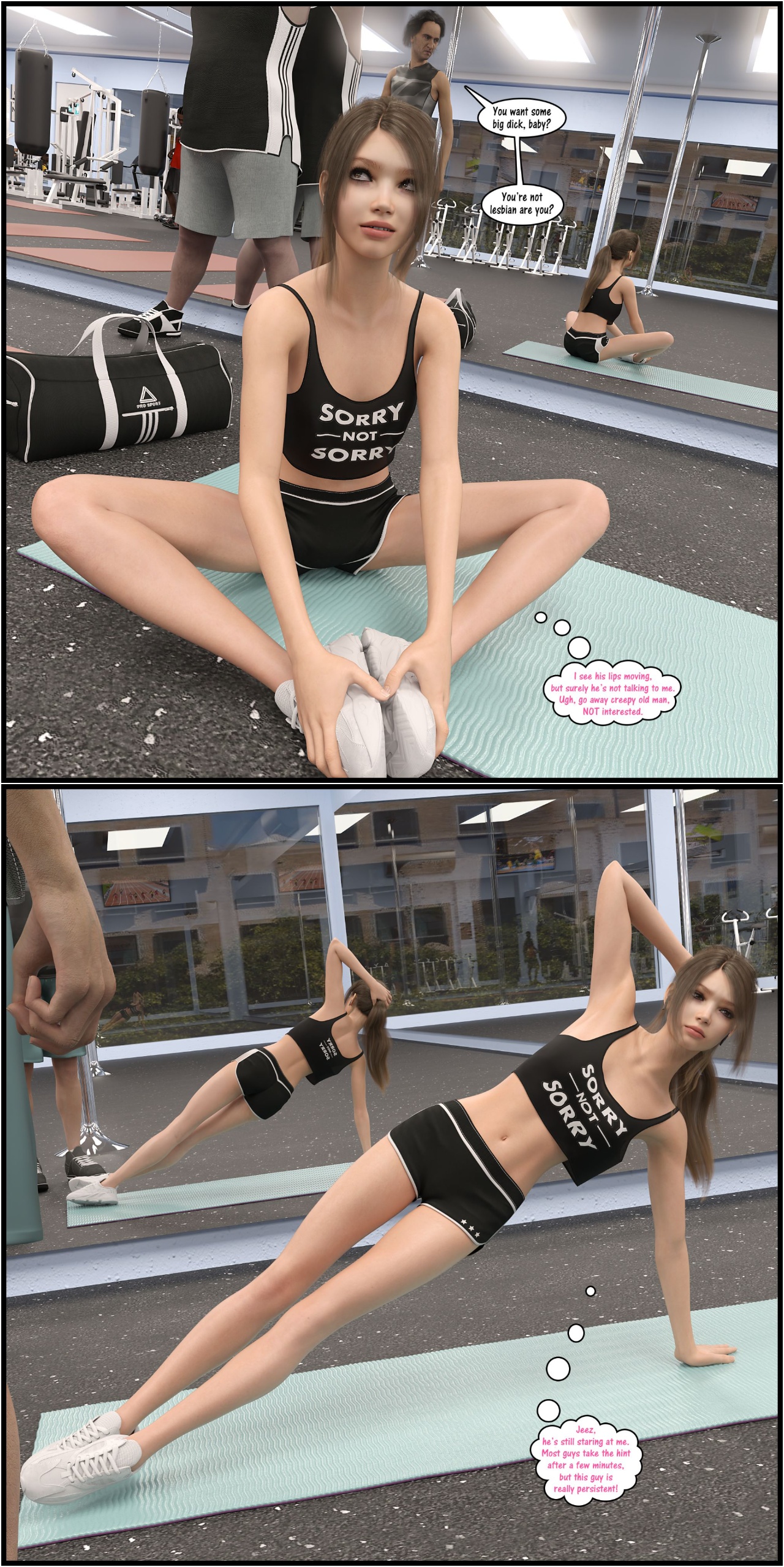 Natasha's Workout Porn Comics english 08
