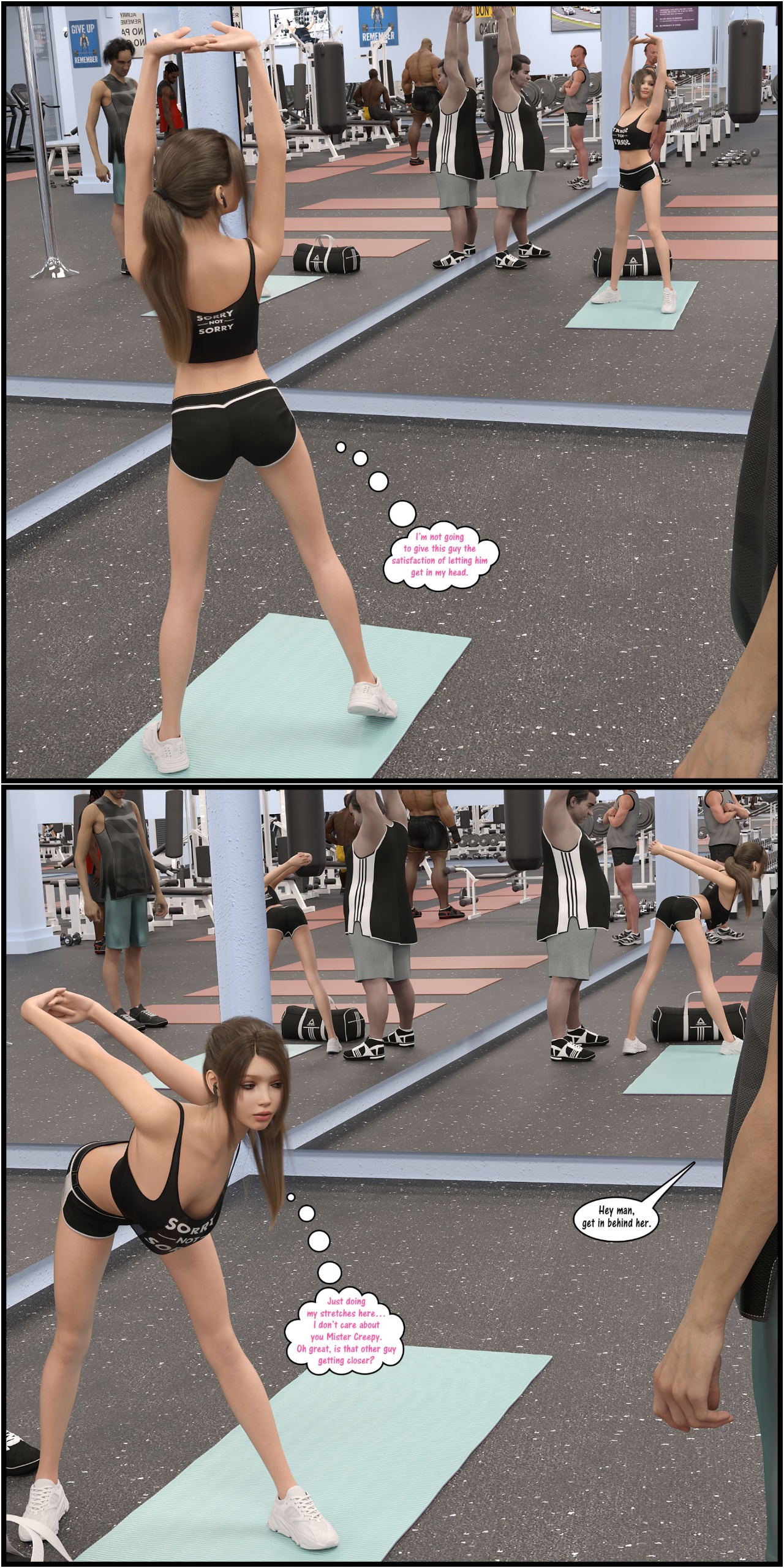 Natasha's Workout Porn Comics english 09