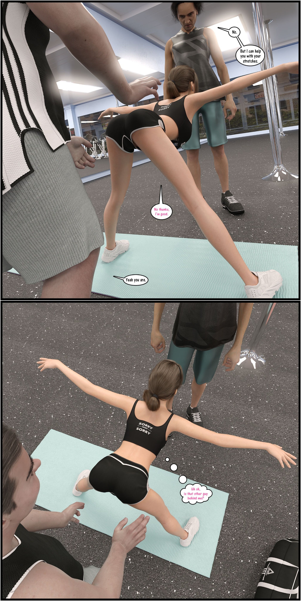 Natasha's Workout Porn Comics english 11