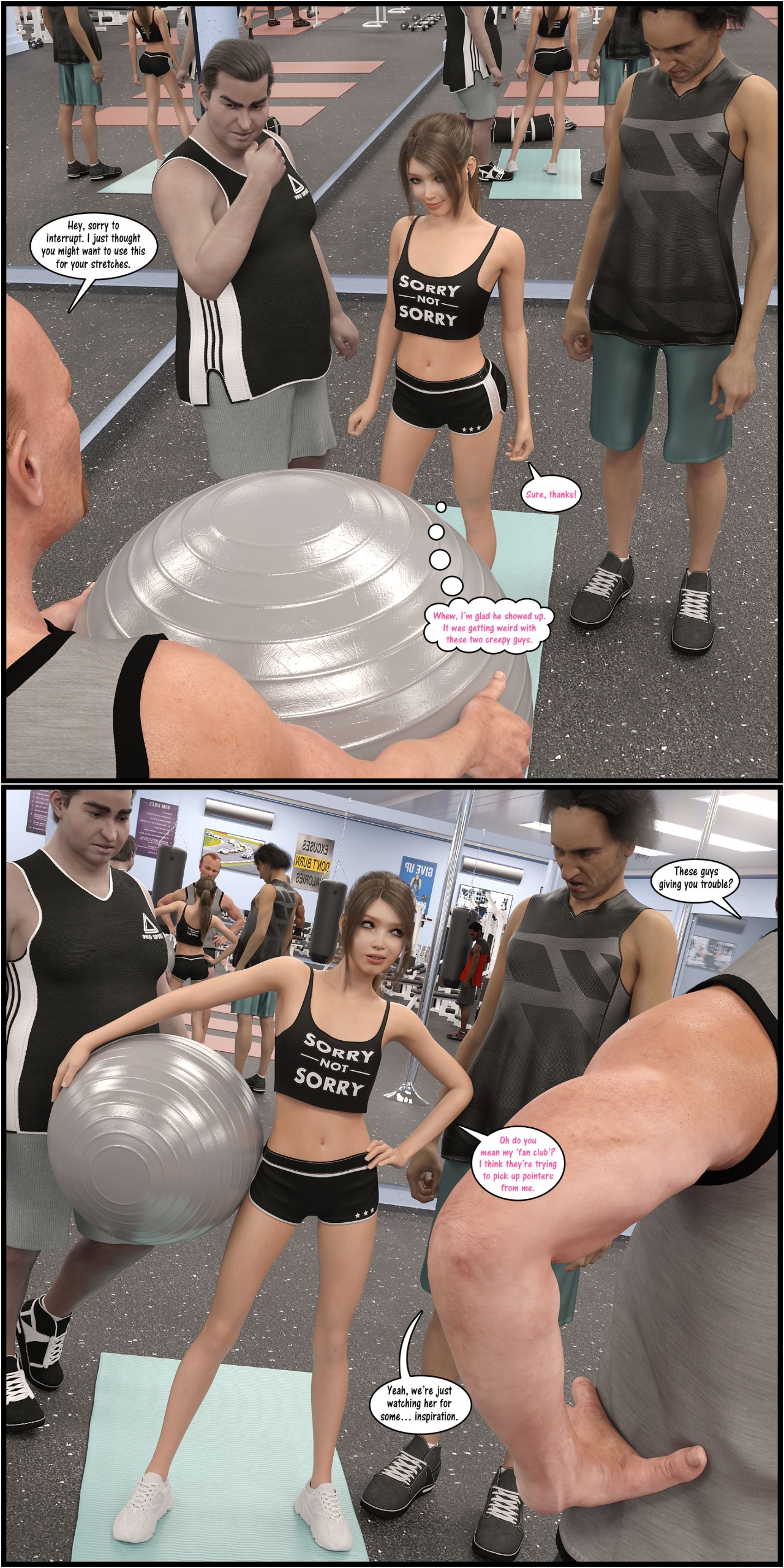 Natasha's Workout Porn Comics english 12
