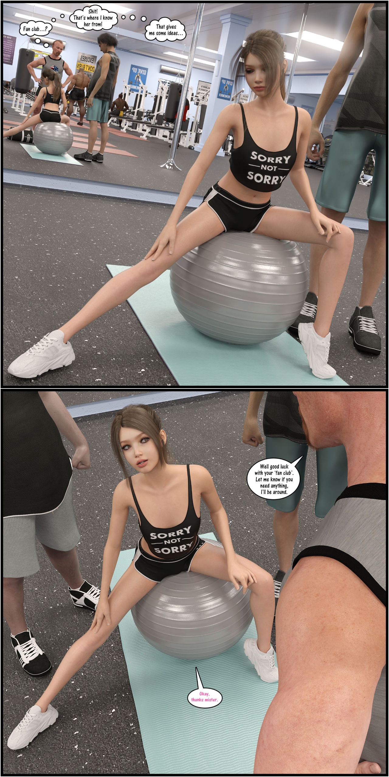 Natasha's Workout Porn Comics english 13