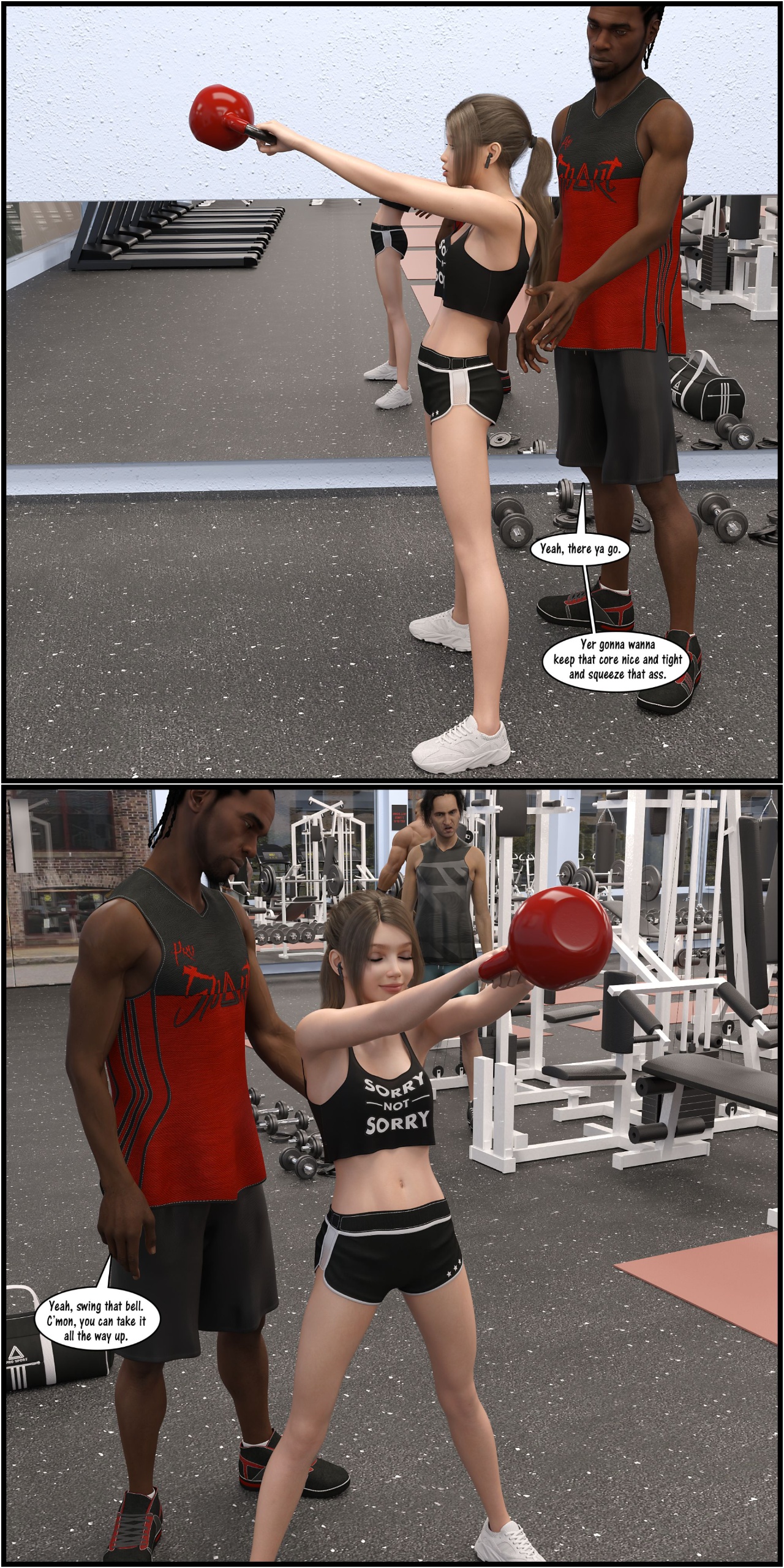 Natasha's Workout Porn Comics english 25