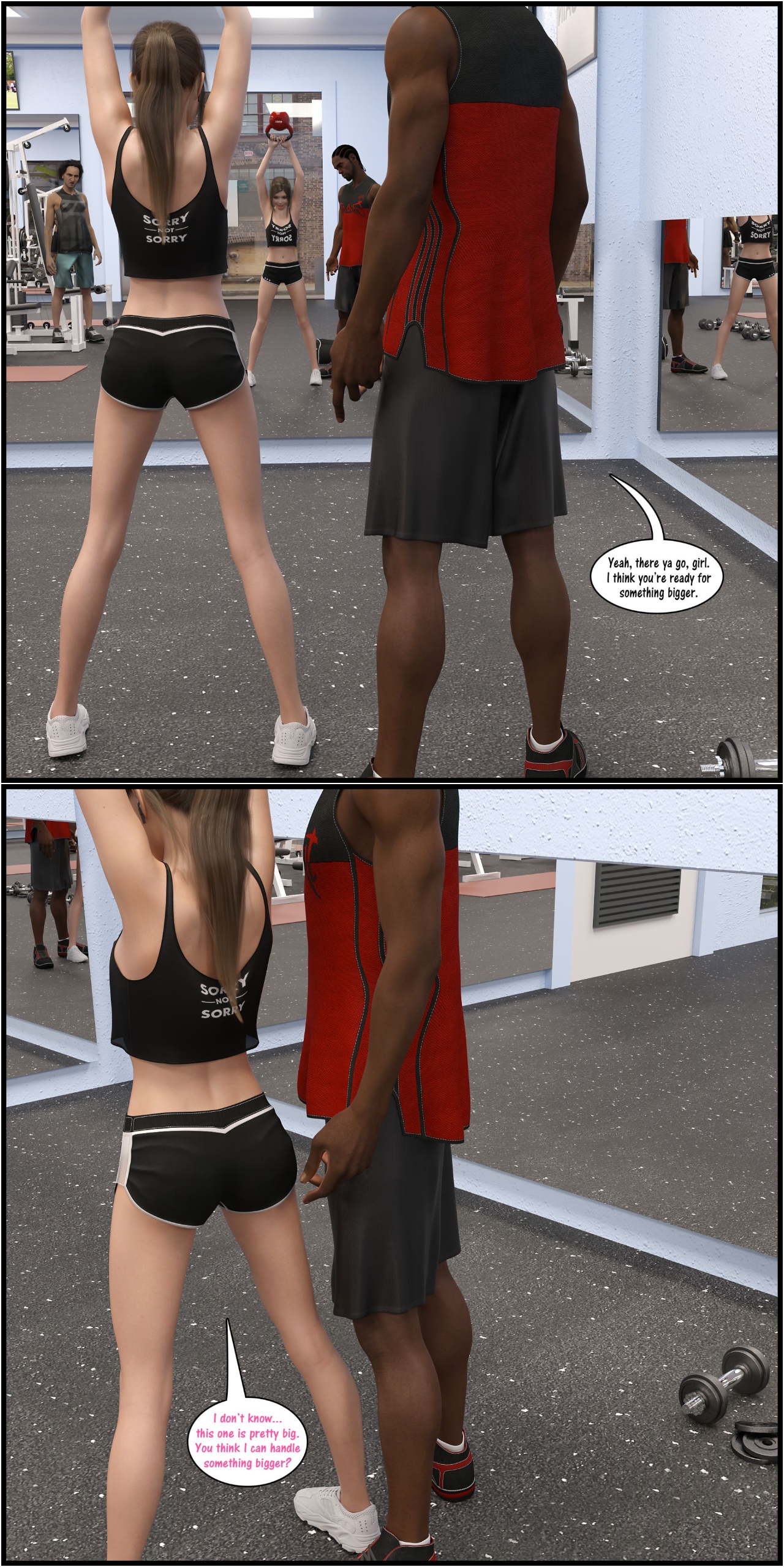 Natasha's Workout Porn Comics english 26