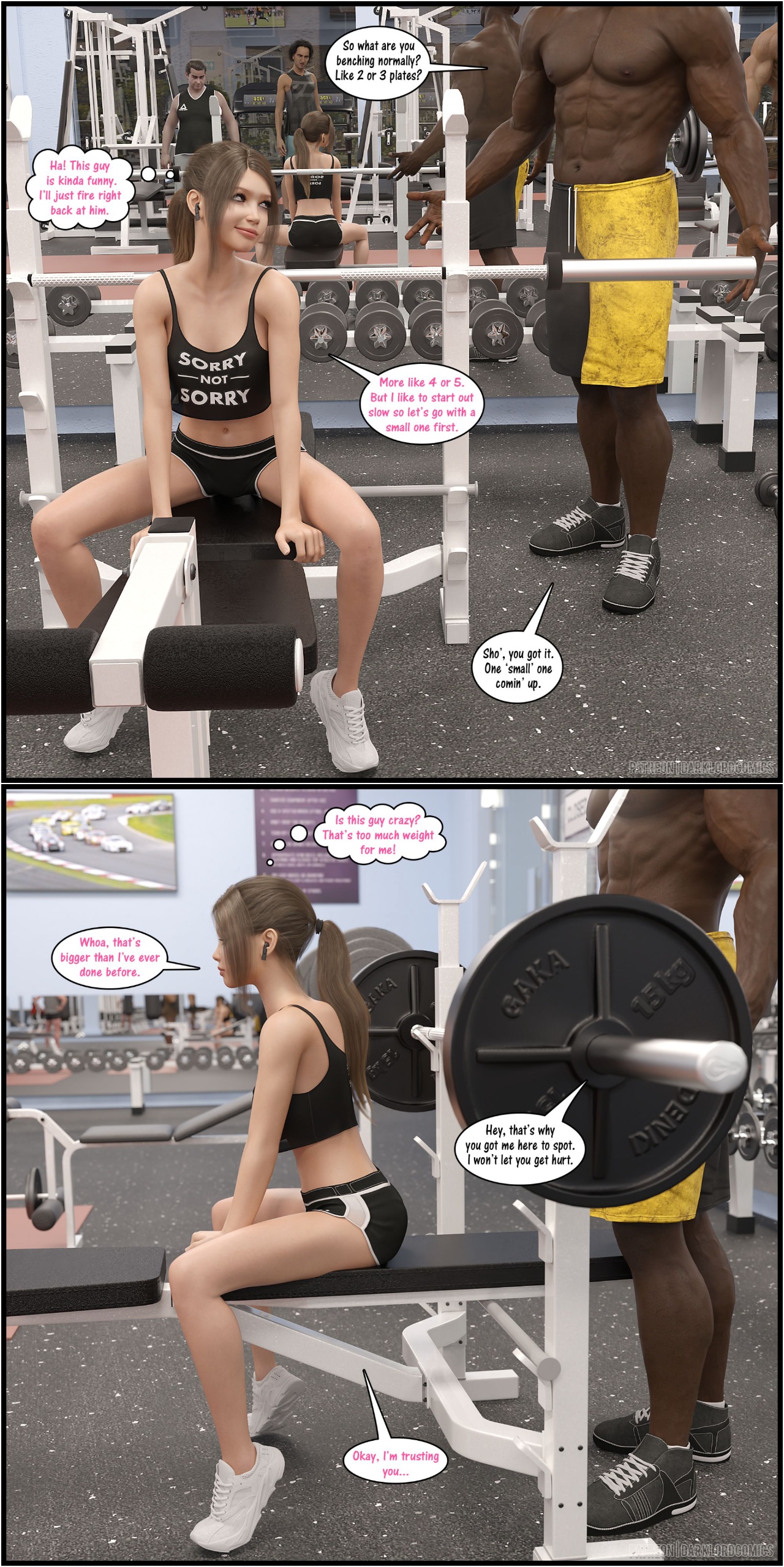 Natasha's Workout Porn Comics english 29
