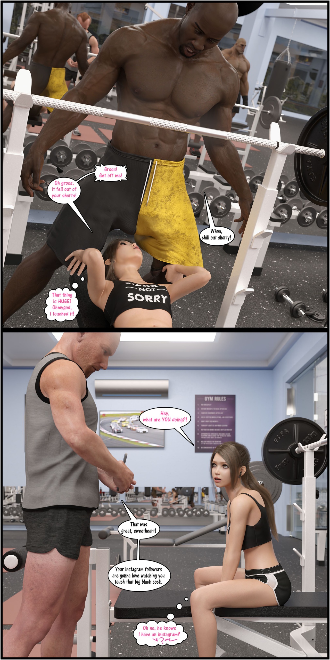 Natasha's Workout Porn Comics english 32