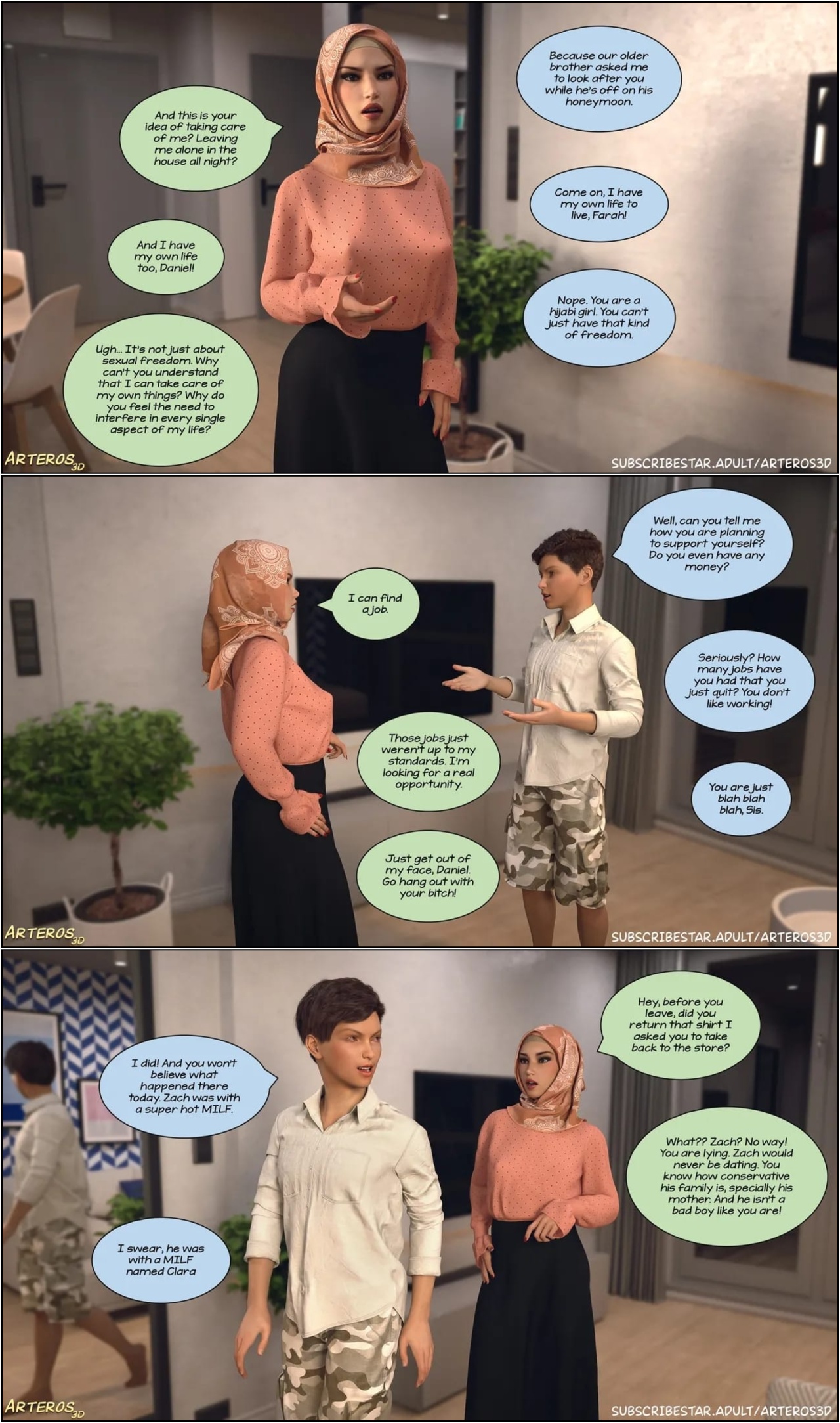 New Passion In Town Part 3 Porn Comics english 116