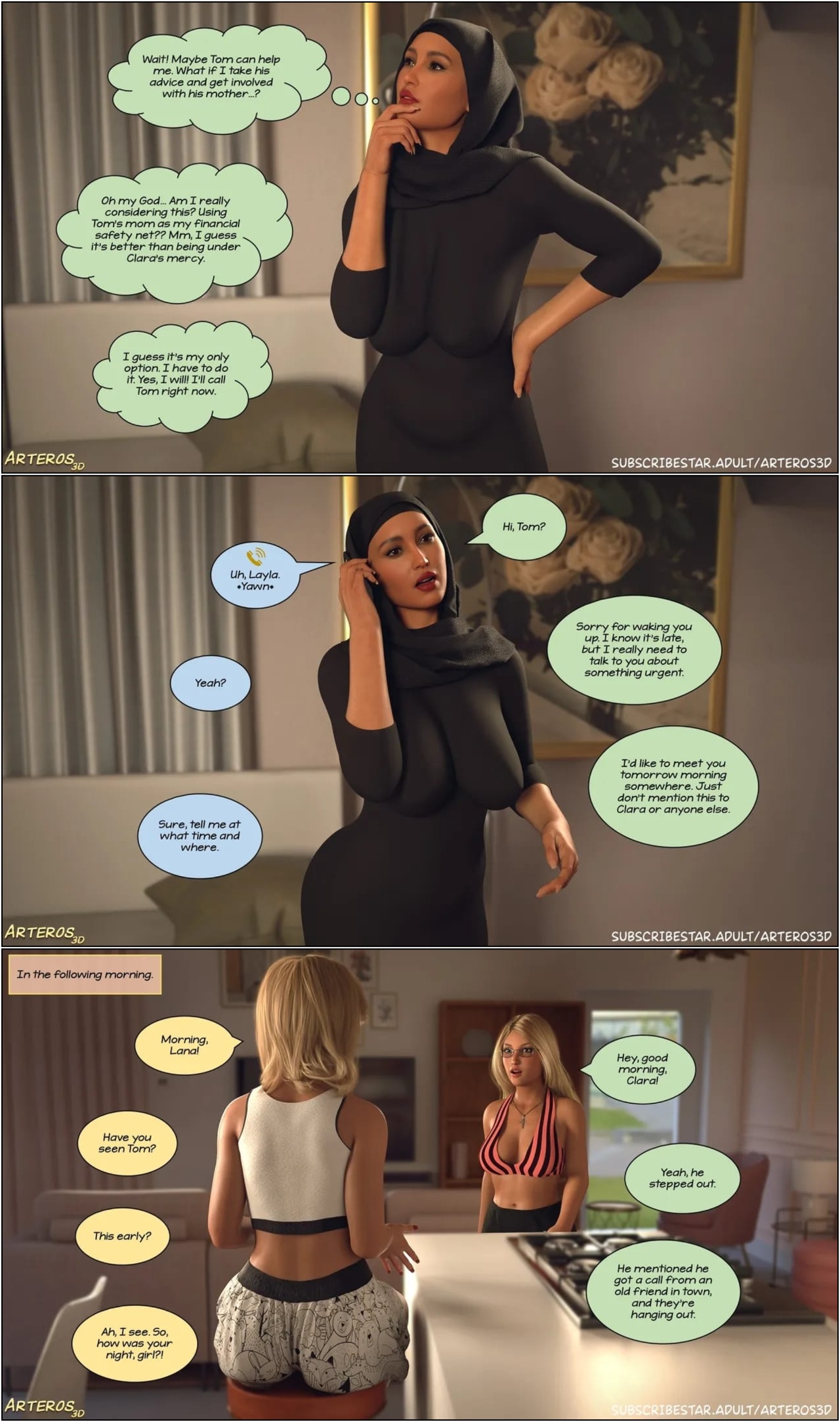 New Passion In Town Part 3 Porn Comics english 128