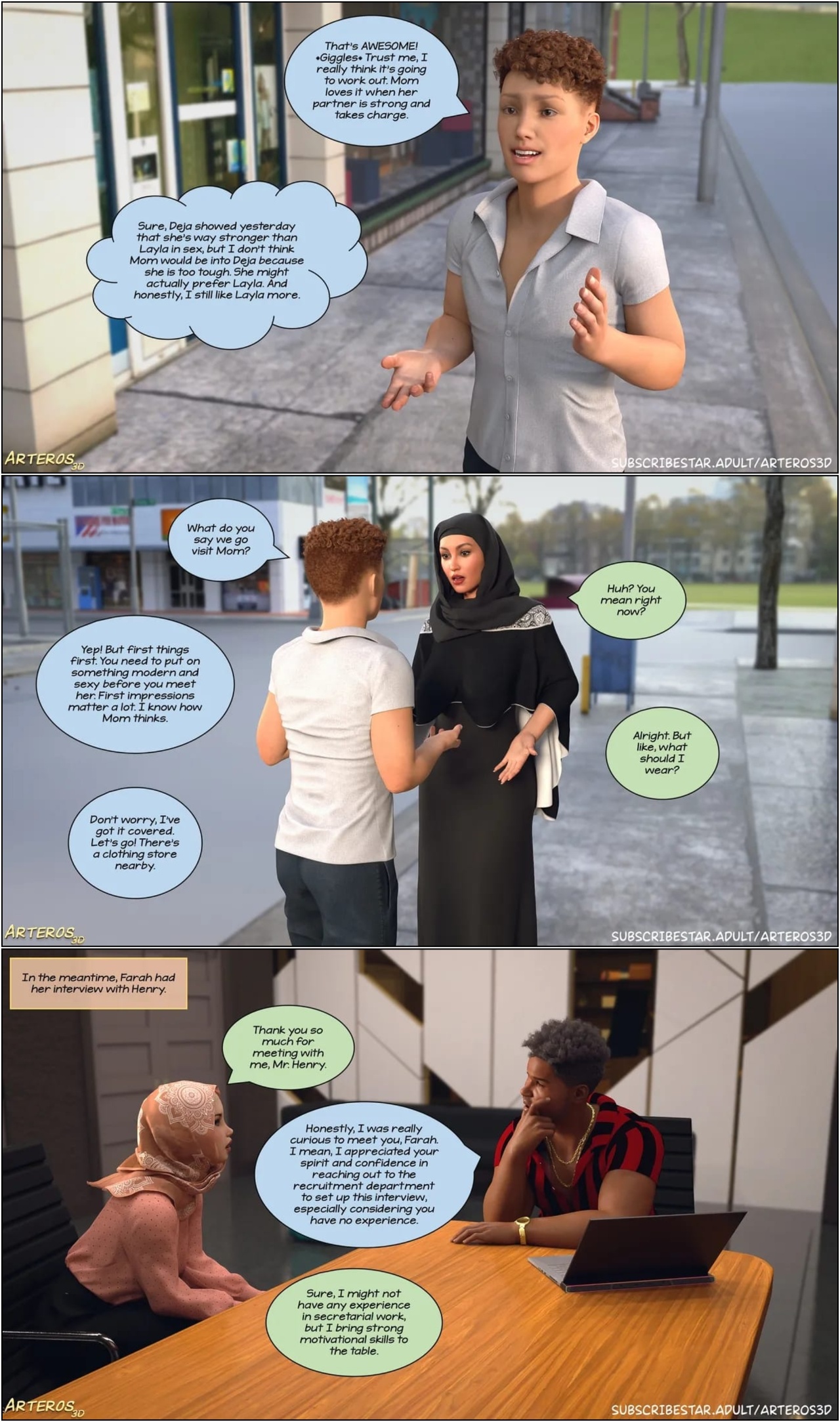 New Passion In Town Part 3 Porn Comics english 132