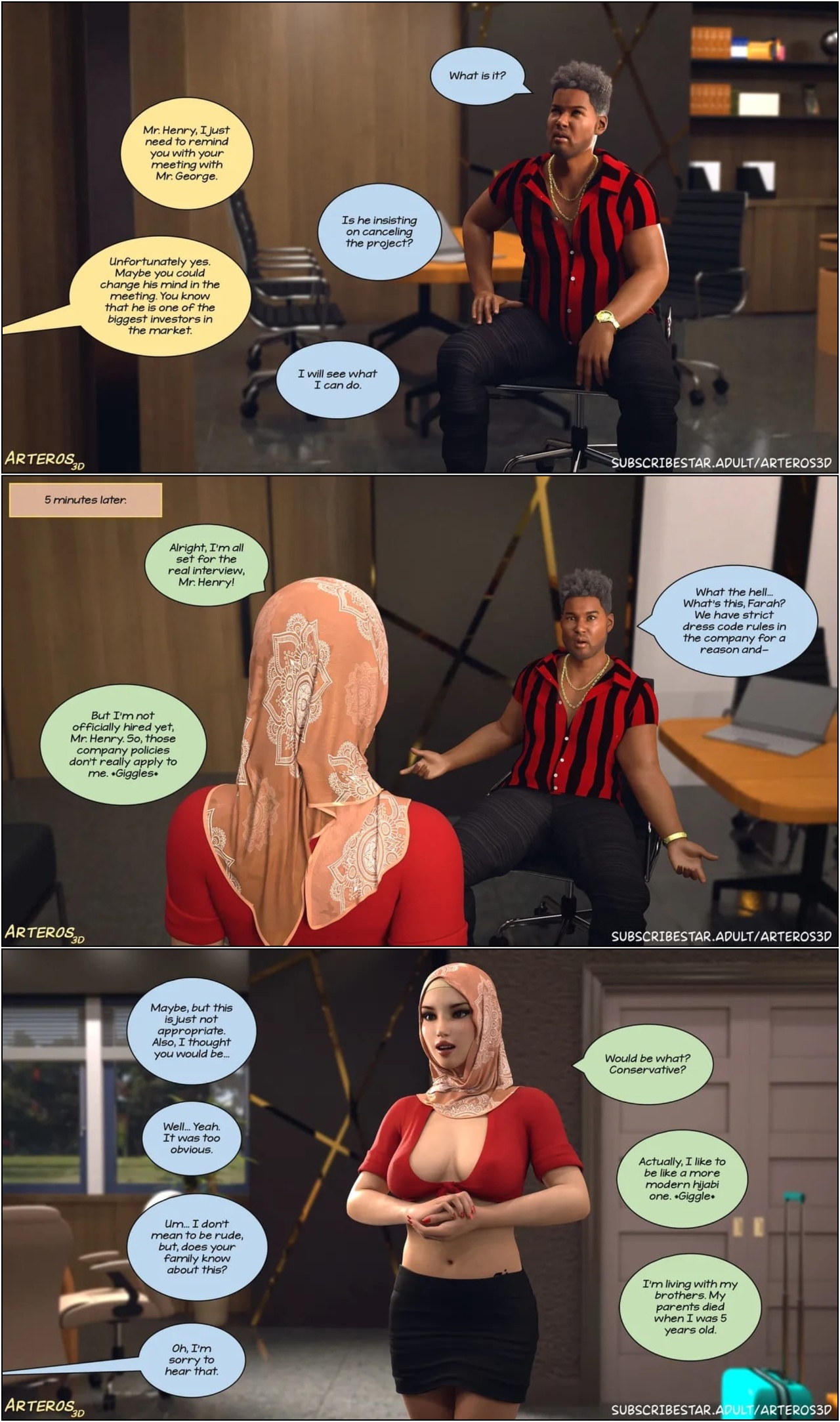 New Passion In Town Part 3 Porn Comics english 134