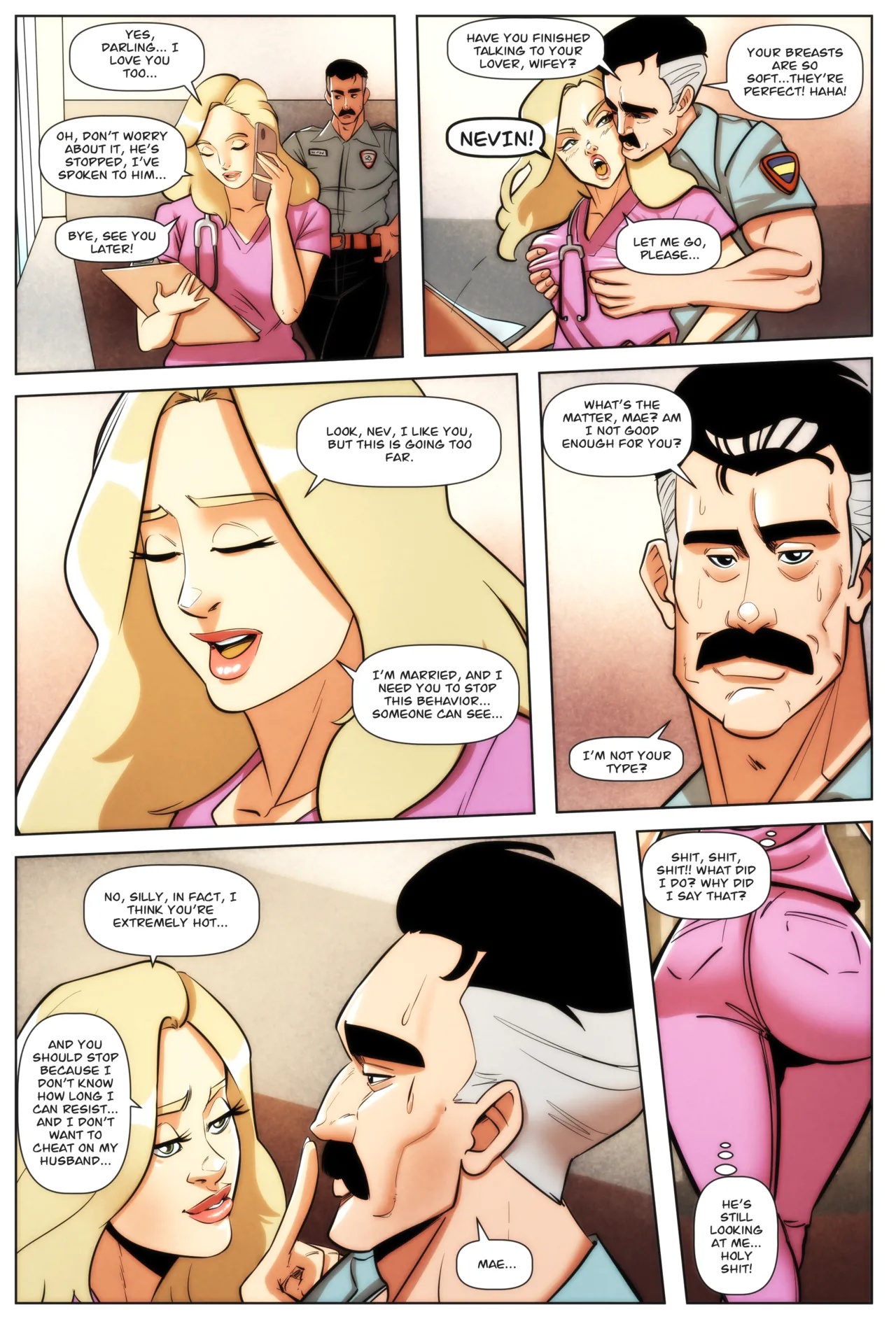 Nurse Mae's Delimma Porn Comics english 03