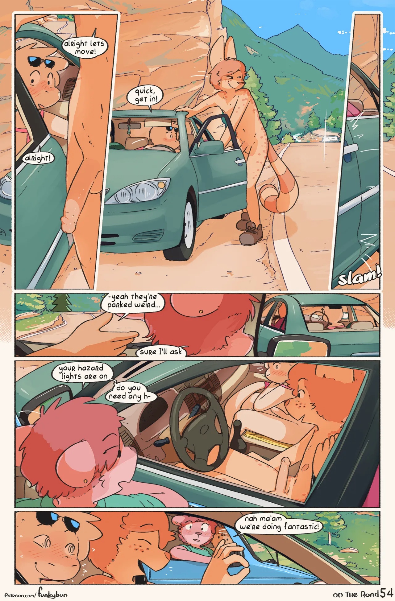 On The Road By Funkybun Porn Comics english 56