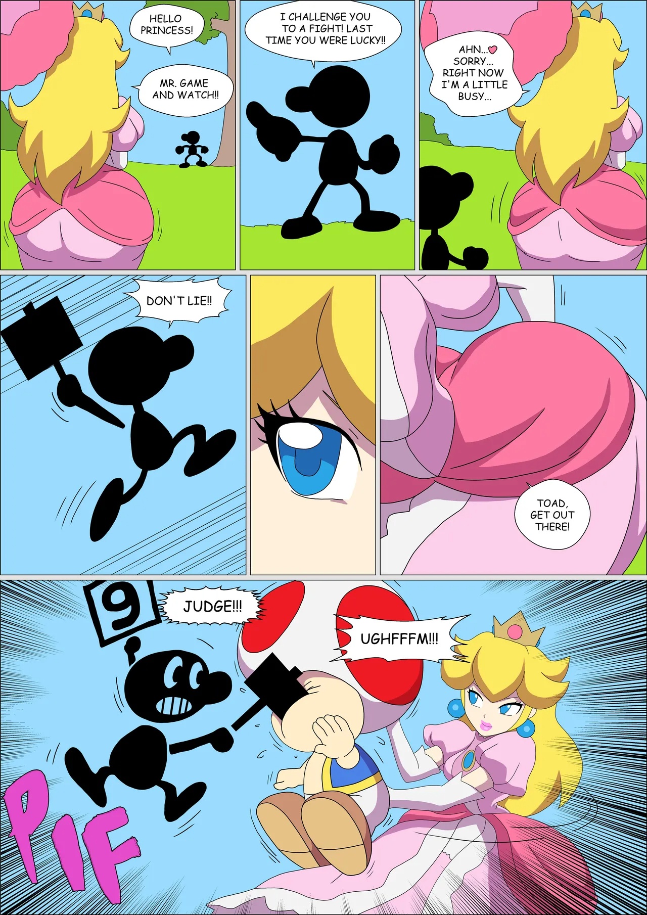 Peach Booty Porn Comics english 02