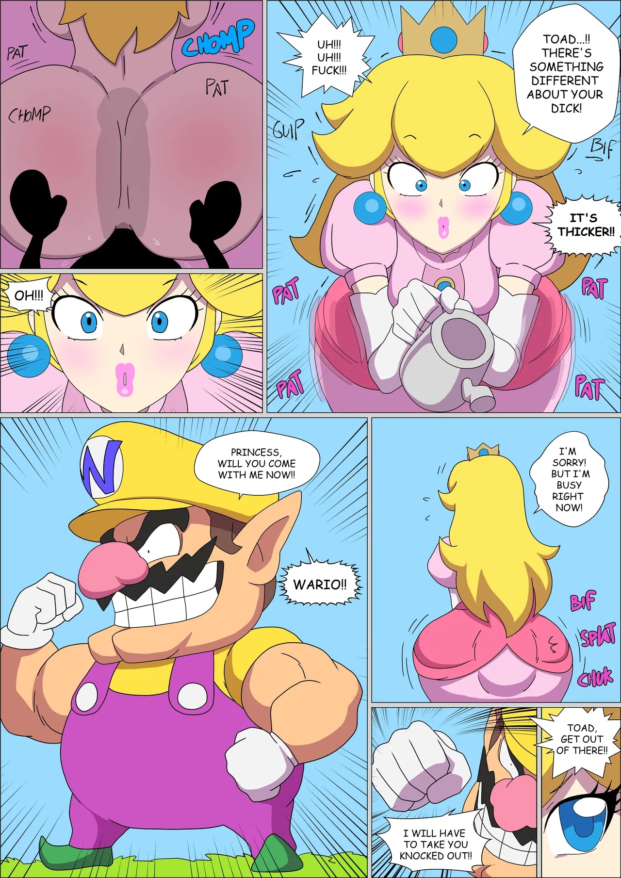 Peach Booty Porn Comics english 09