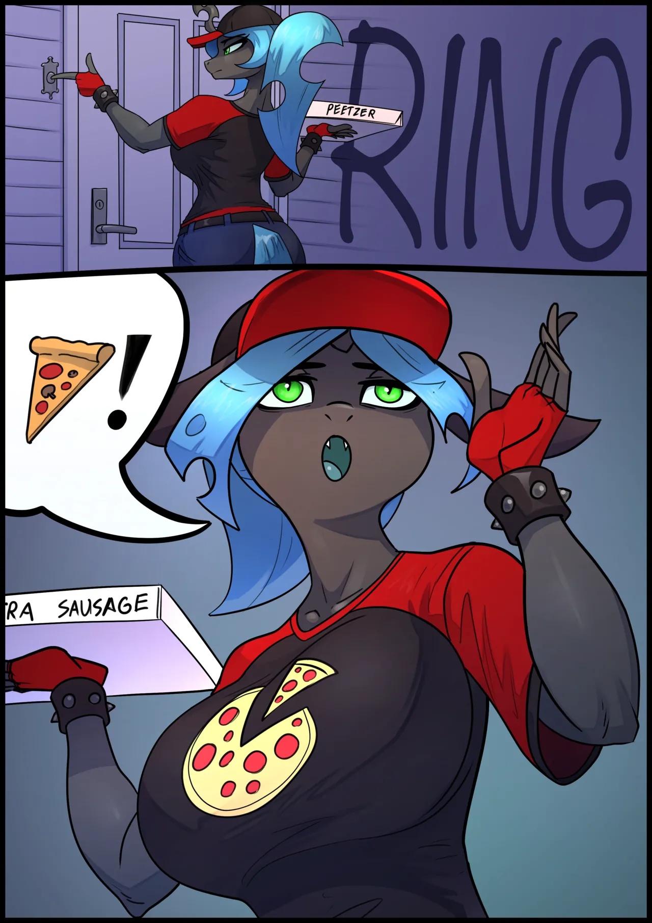 Pizza Delivery By ChrysalisDraws Porn Comics english 02