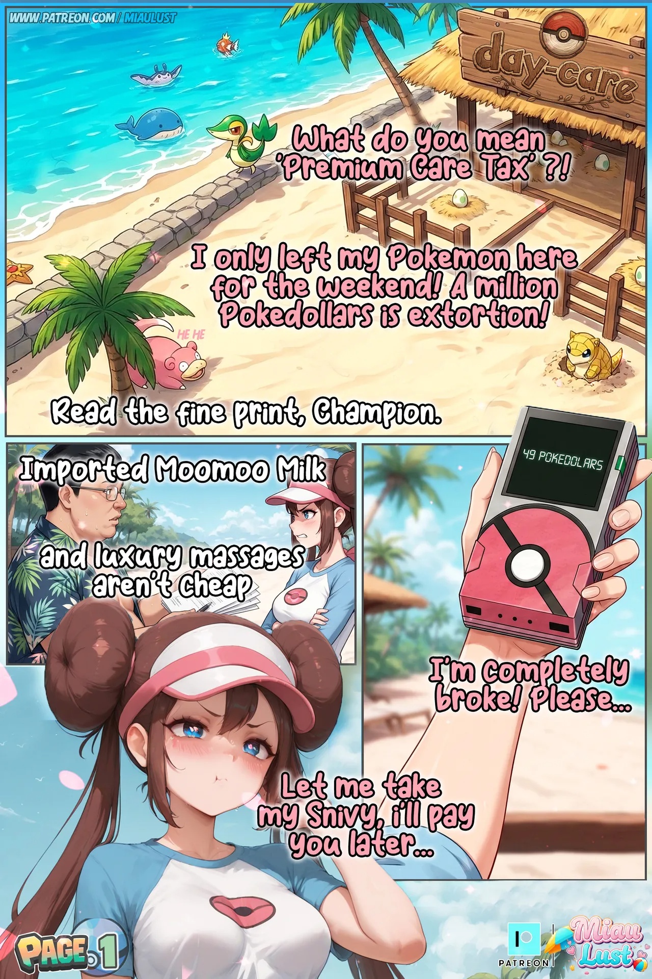 Rosa In White And Wet Porn Comics english 03