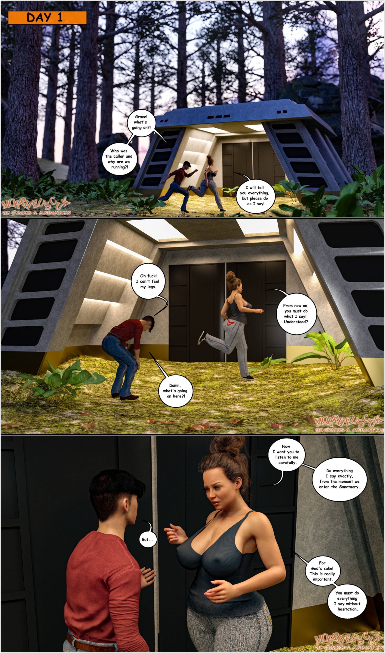 Shelter By Morpheuscuk Chapter 1: Part 1 Porn Comics english 02