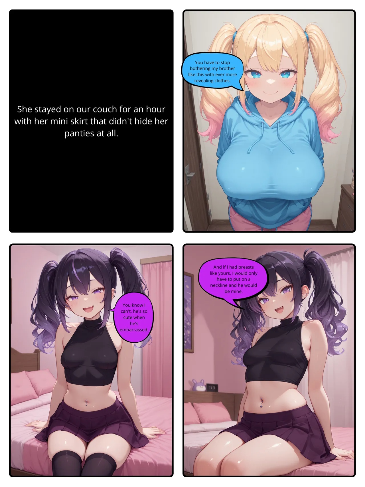 Sister's Best Friend Porn Comics english 03