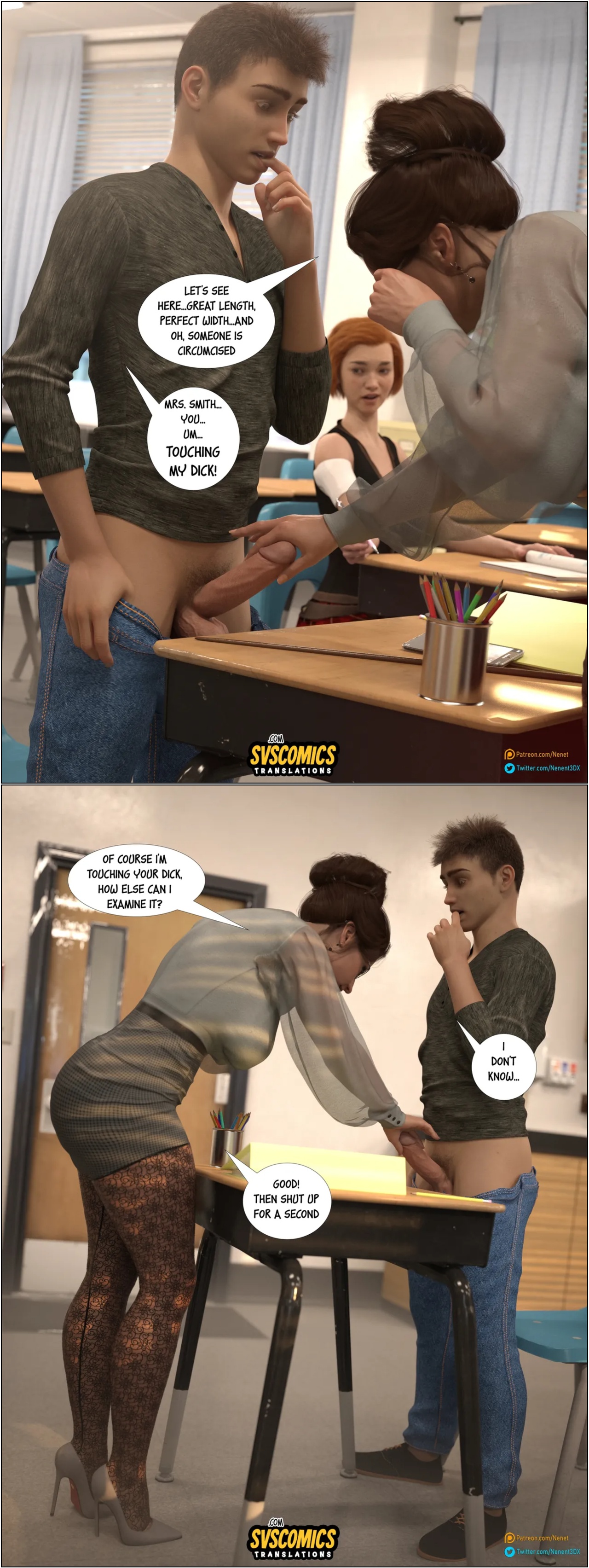 Slutty Teacher Porn Comics english 10
