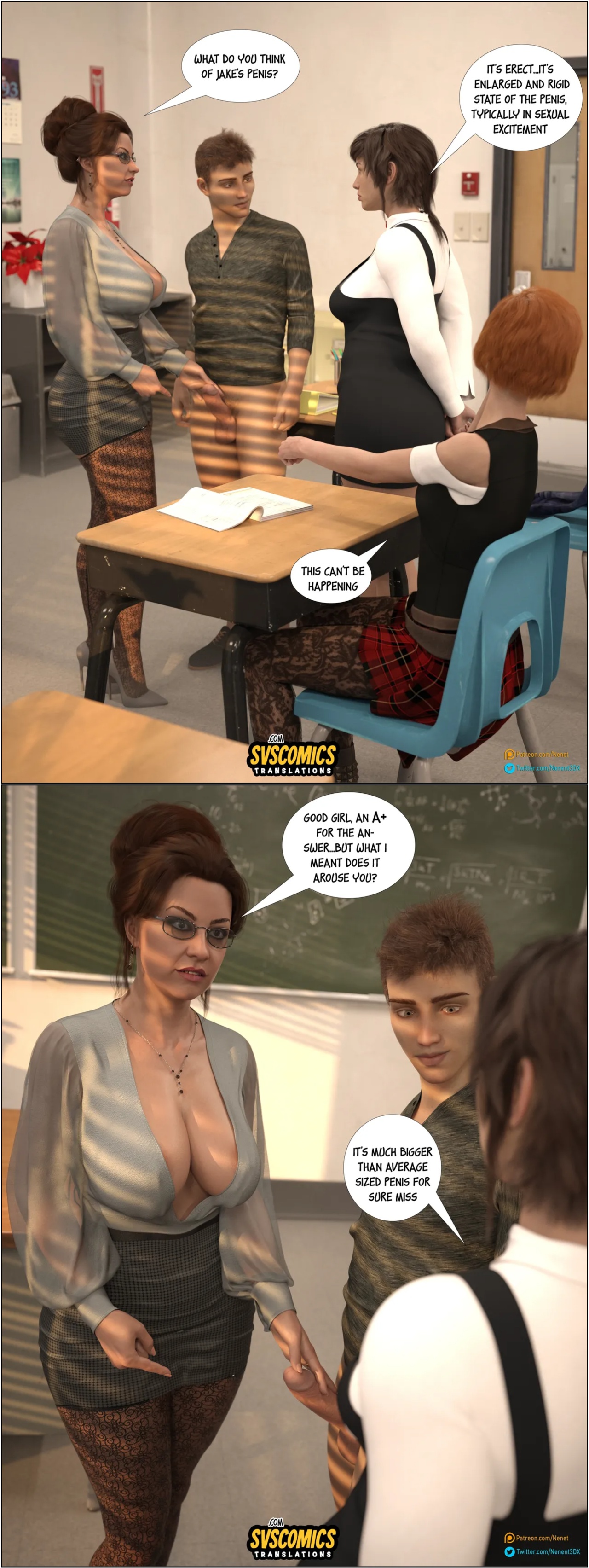 Slutty Teacher Porn Comics english 12