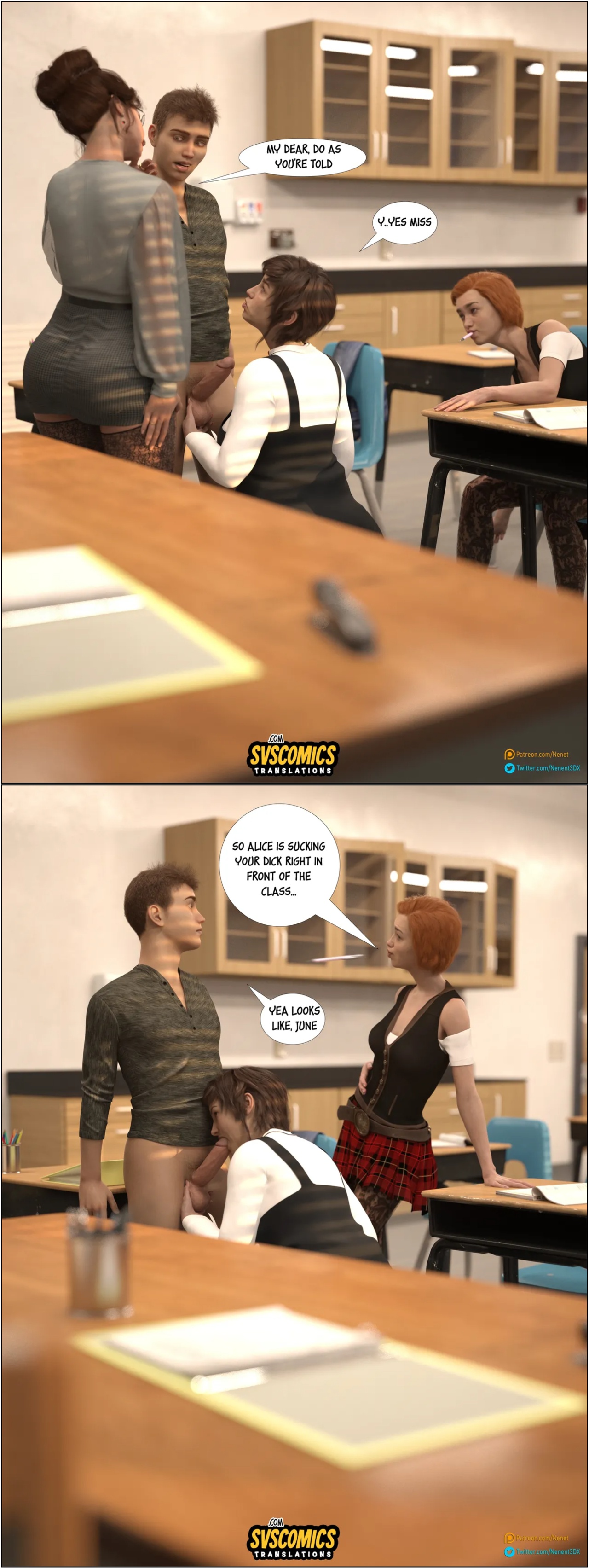 Slutty Teacher Porn Comics english 14