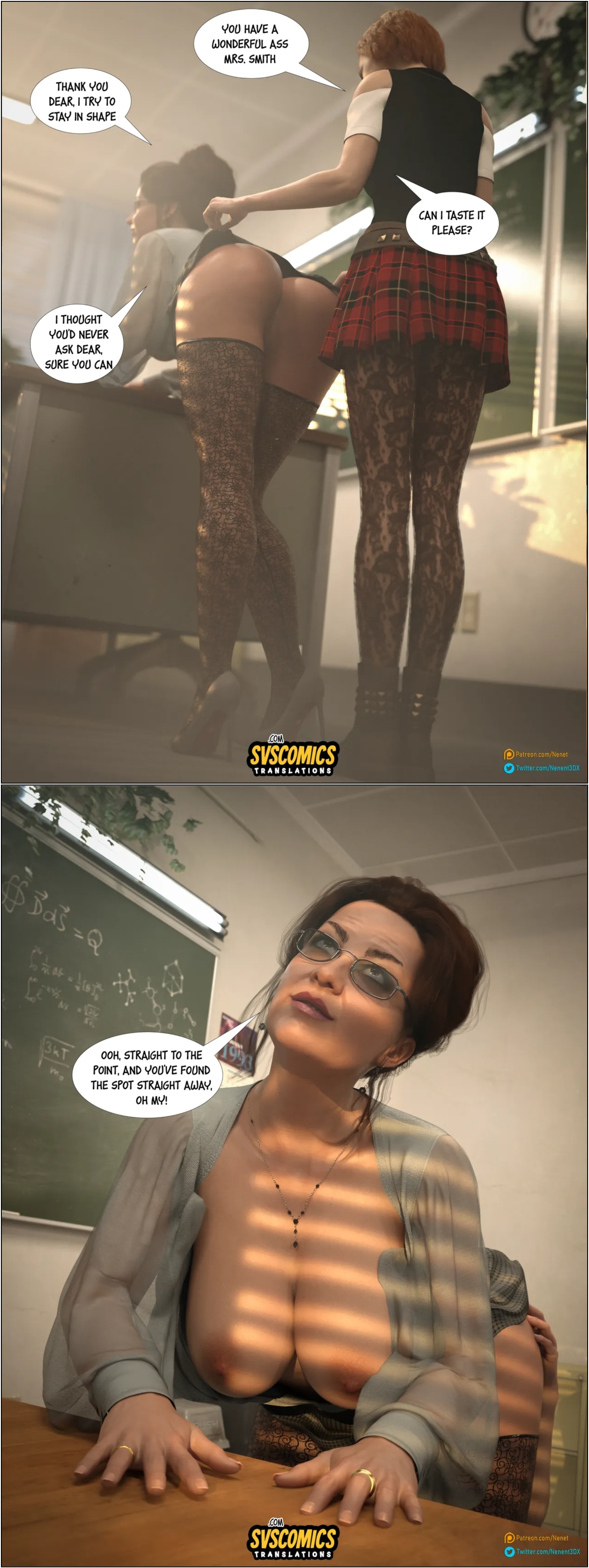 Slutty Teacher Porn Comics english 16