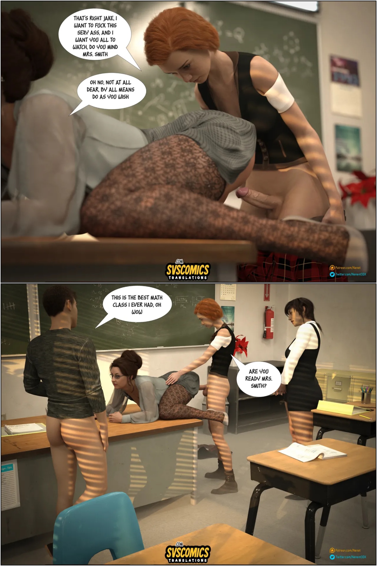 Slutty Teacher Porn Comics english 21