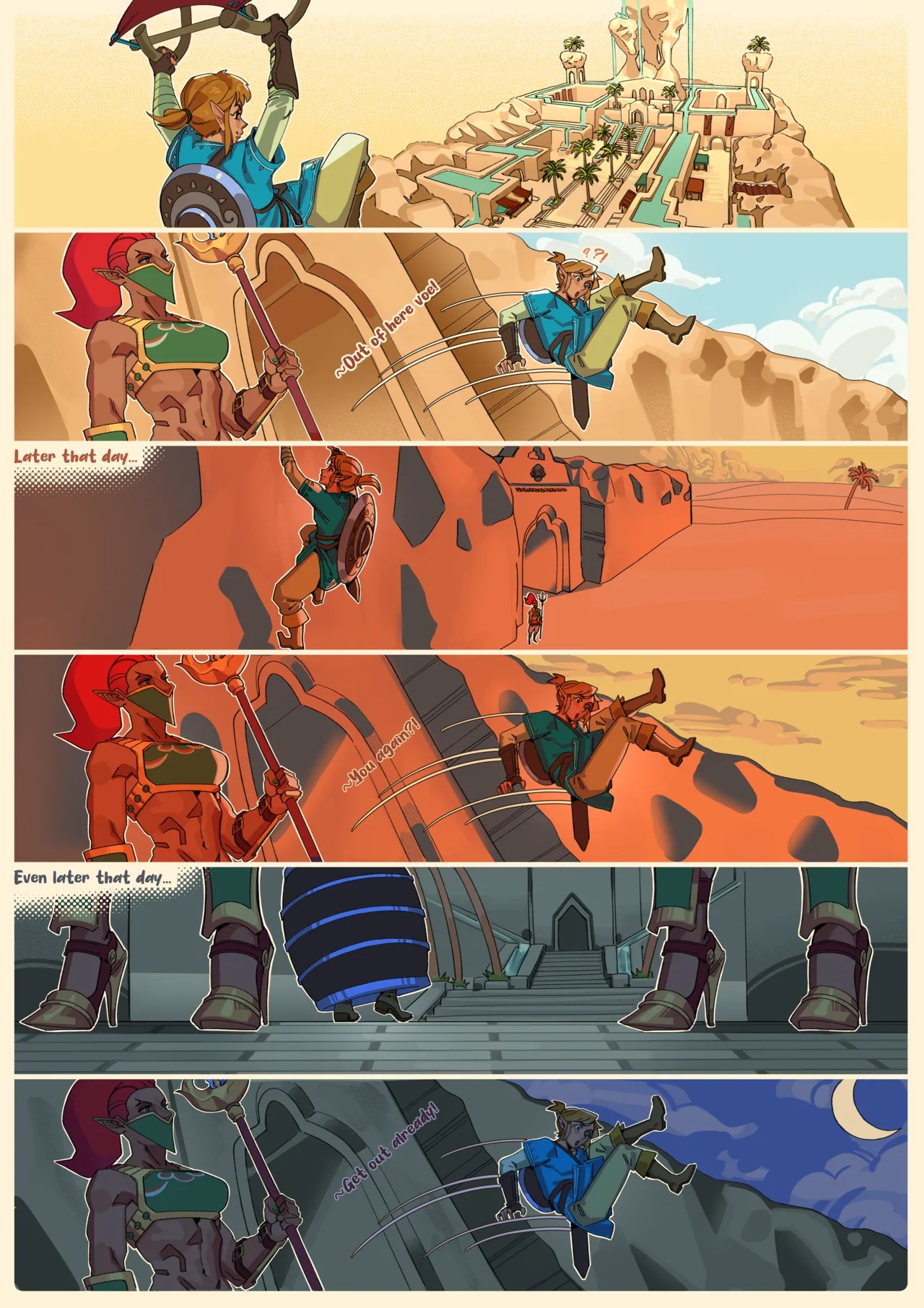 Sneaking Into The Forbidden Town Part 1 And 2 Porn Comics english 10