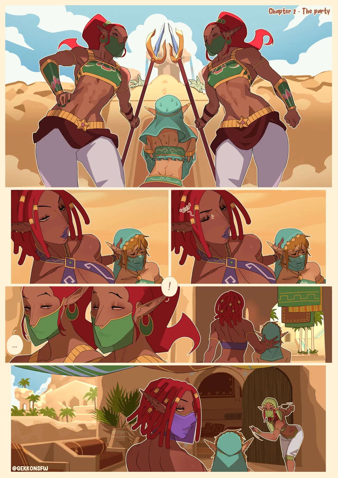 Sneaking Into The Forbidden Town Part 1 And 2 Porn Comics english 32