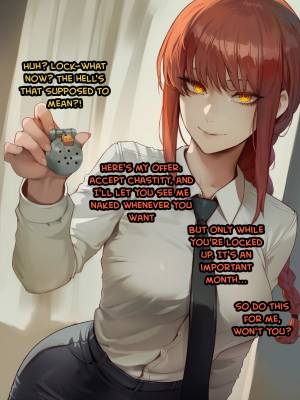 Start Your Locktober With Makima Porn Comics english 02