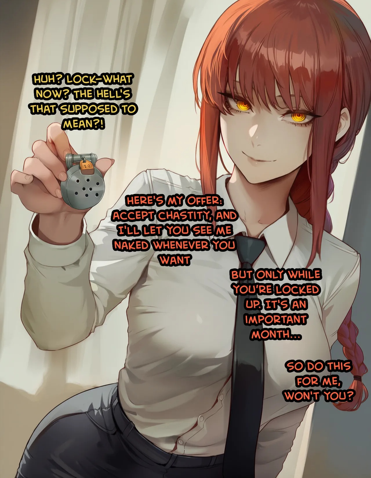 Start Your Locktober With Makima Porn Comics english 02