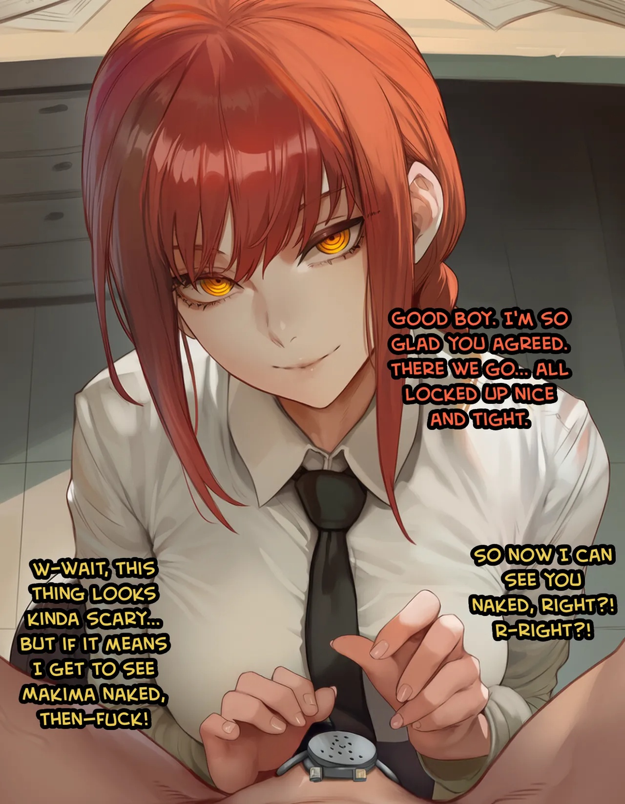 Start Your Locktober With Makima Porn Comics english 03