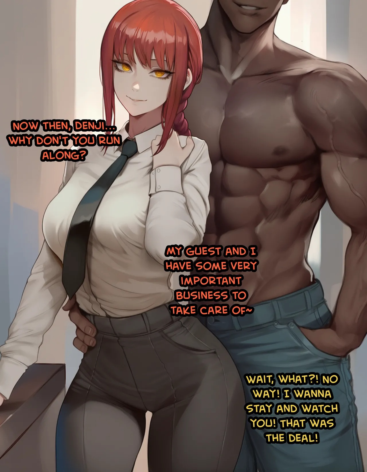 Start Your Locktober With Makima Porn Comics english 05