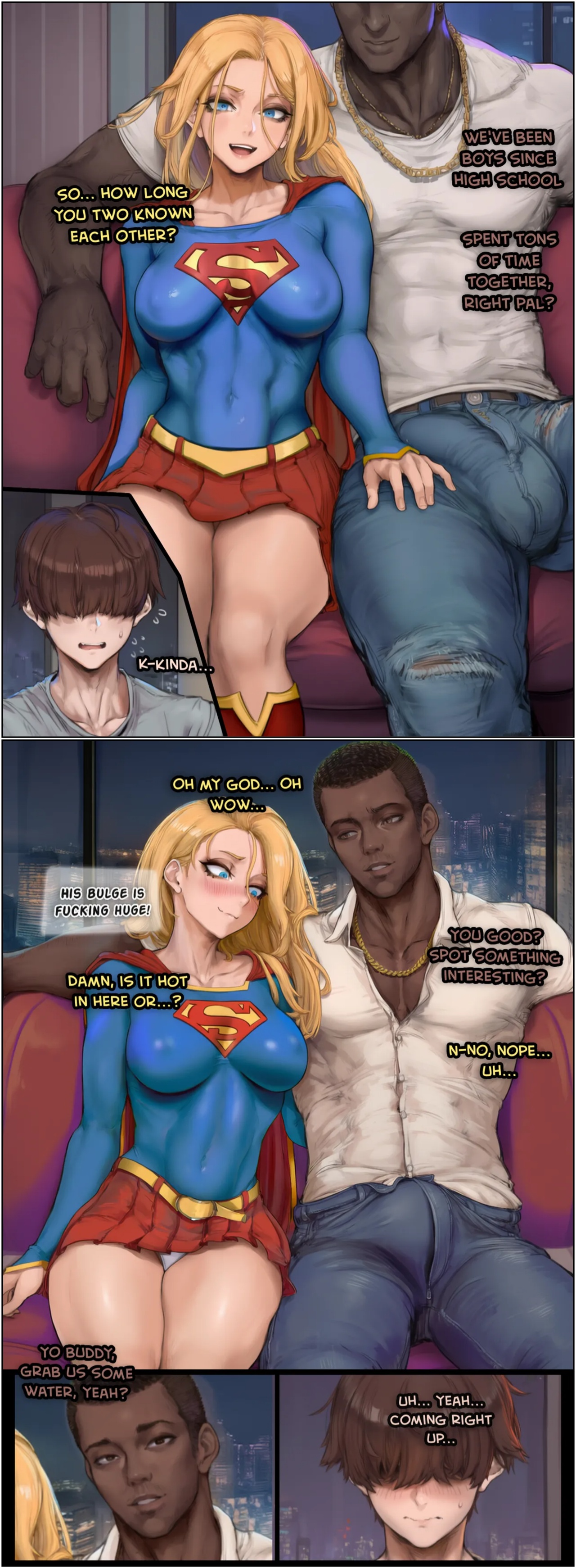 Supergirl Becomes a Super Slut Porn Comics english 02