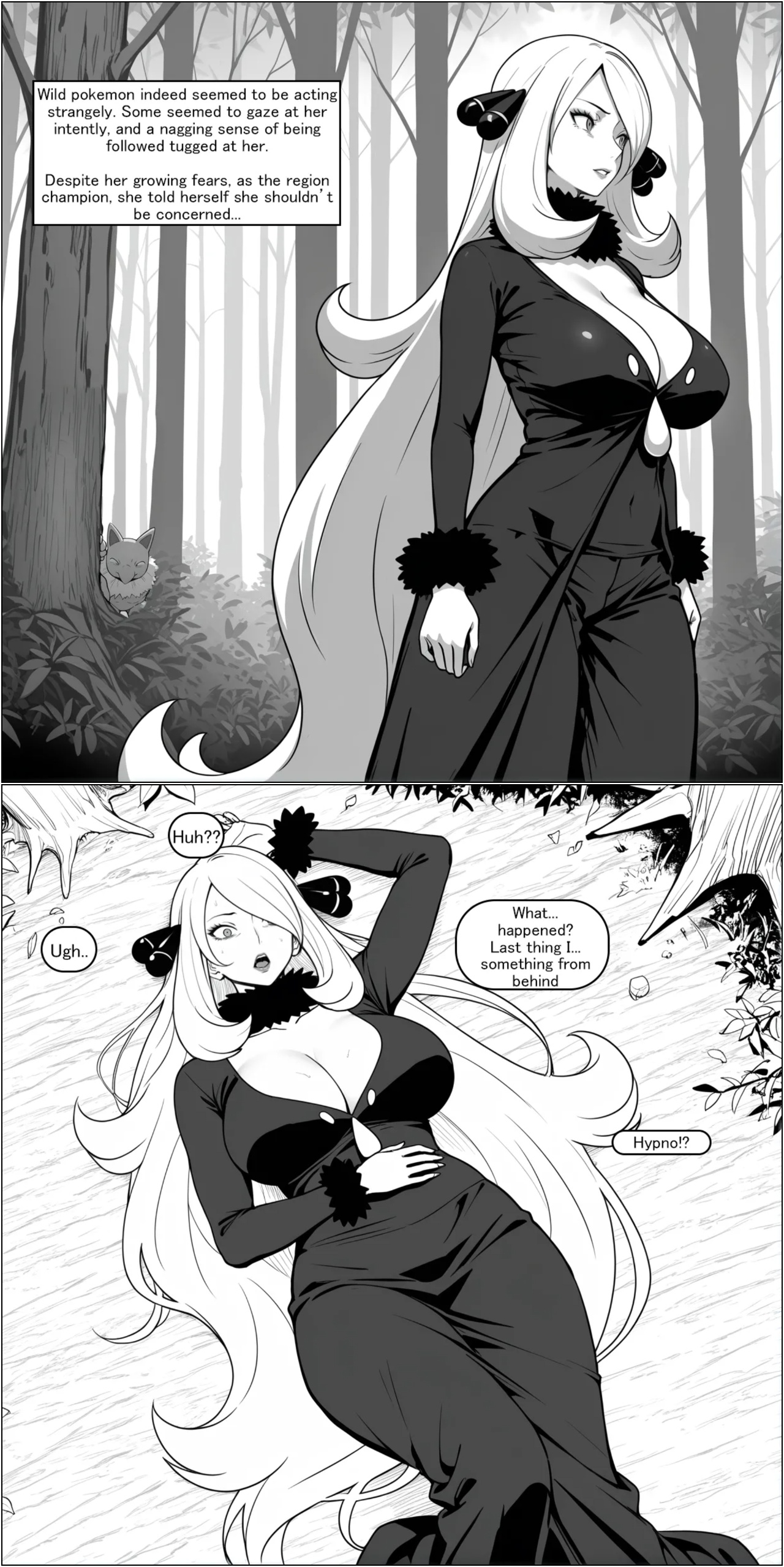 The Comet's Curse: Cynthia's Fall Porn Comics english 03