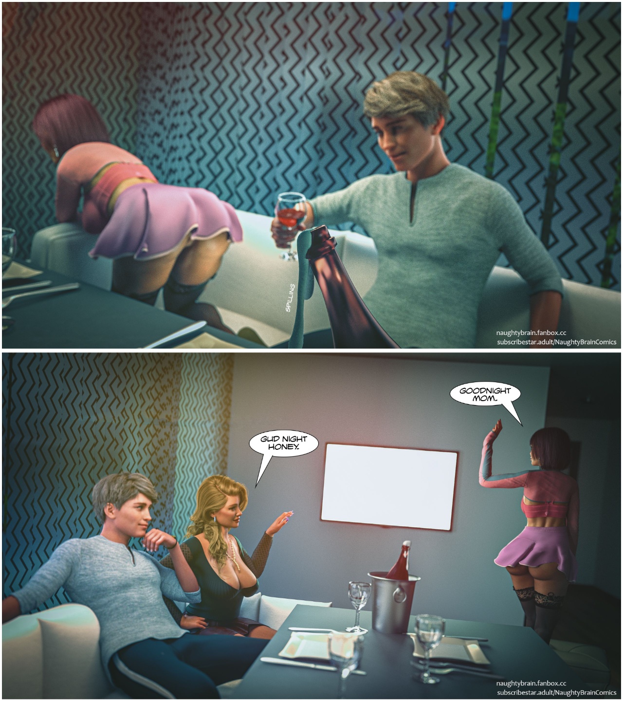 The Homecumming By Naughty Brain Comics Porn Comics english 37