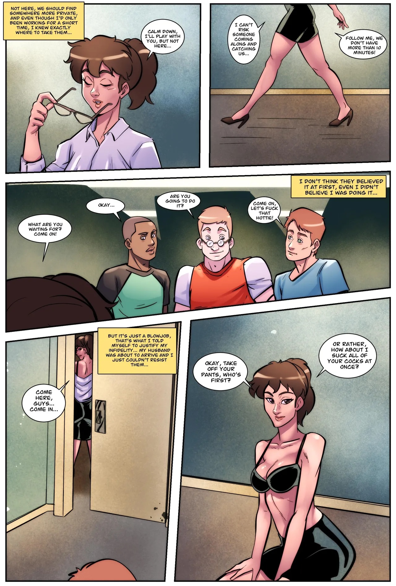 The Librarian Hotwife Porn Comics english 04