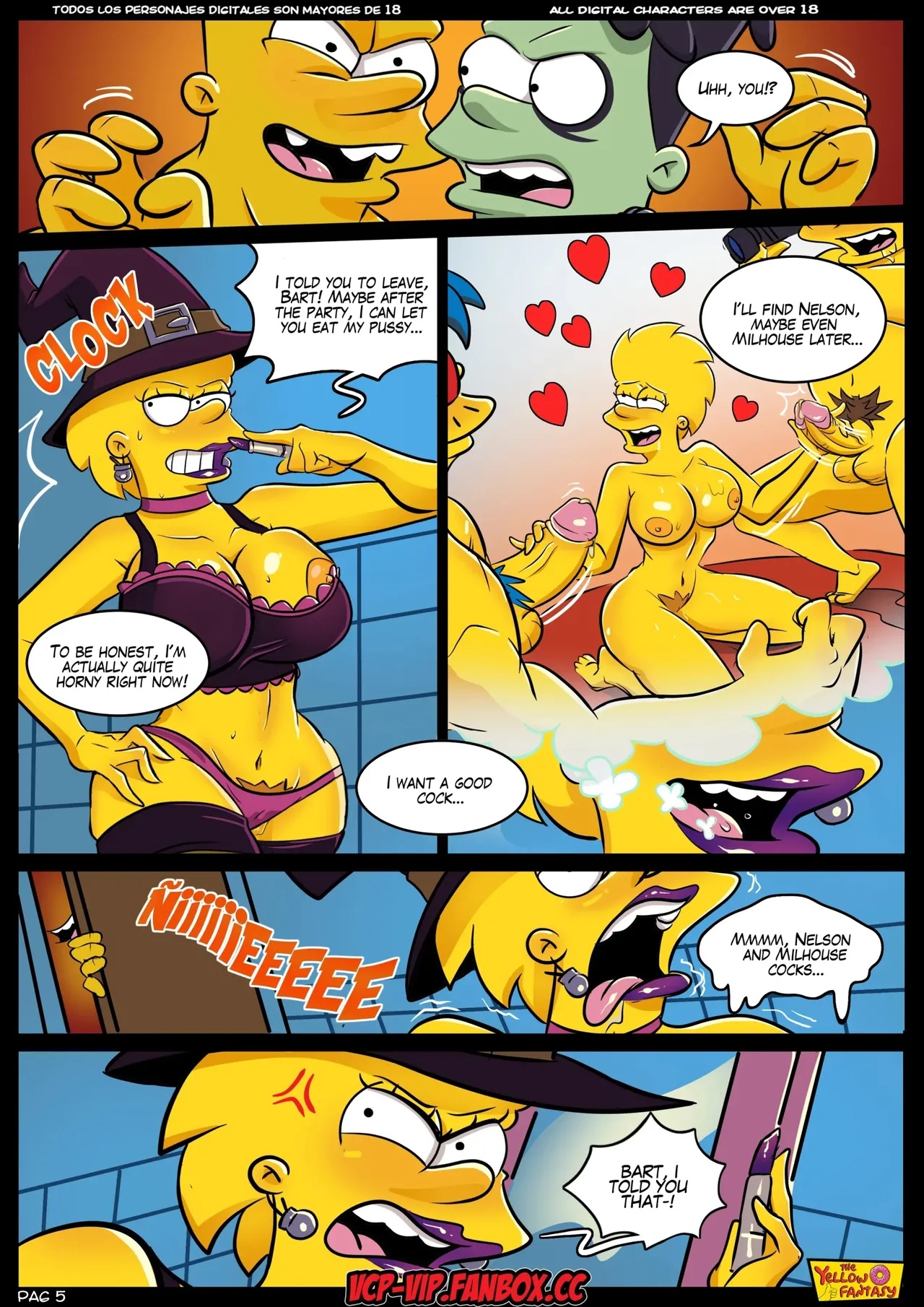 The Simpsons: TreeWhoreHouse Of Horror Porn Comics english 06